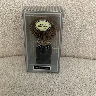 Cepillo de afeitar TAOS The Art Of Shaving Fine Badger Alemania Nuevo de Lote Antiguo Foto 1 de 2