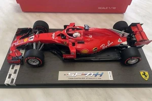 FERRARI BBR SF71-H 1/18 - GP Canada Winner S. Vettel - Foto 1 di 19