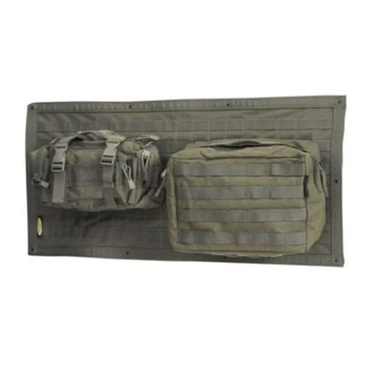 For Jeep Wrangler JK 2007-2018 Gear Tailgate Cover | 600D Polyester w/ PVC Liner Foto 1 de 4