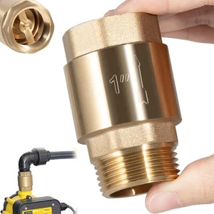1 Zoll Einweg Messing Rückschlagventil für Brunnenpumpe Bewässerungssystem für SP0465X-100 - Bild 1 von 12