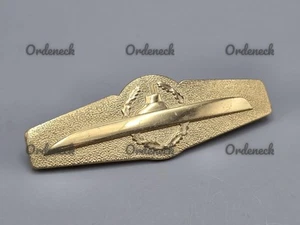 BUNDESWEHR - ABZEICHEN FÜR U-BOOTPERSONAL (U-BOOT ABZEICHEN) - GOLD - SUBMARINE - Picture 1 of 6