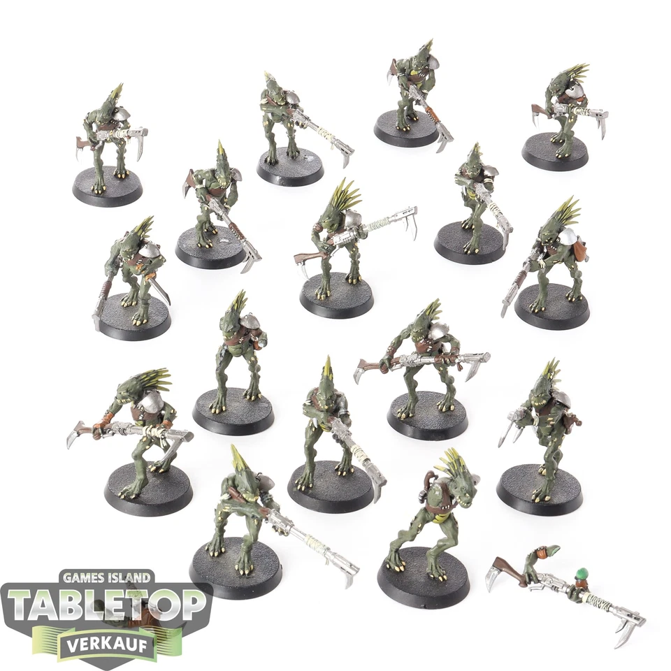 Tau Empire - 16 Kroot Carnivores classic - bemalt - Bild 1 von 1