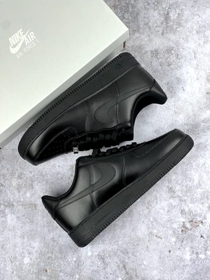 Multiple Sizes - Nike Air Force 1 '07 Low Triple Black | 24HR SHIP | SAME DAY - Image 1 of 4