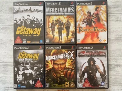 SONY PS2 The Getaway & Mercenaries 1 2 & Prince of Persia set from Japan - Image 1 of 4