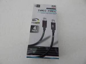Case Logic Universal USB-C to USB-C Charge & Sync Cable 4 Feet Black New - Picture 1 of 6