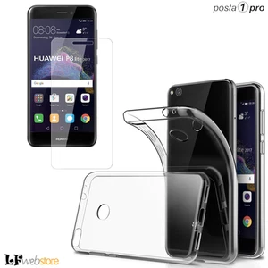 PELLICOLA IN VETRO TEMPERATO + COVER ULTRASLIM per HUAWEI P8 LITE 2017 POSTA1 - Foto 1 di 1