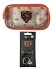 Chicago Bears NFL American Football Camo Stationary Pencil Case & 3 Pin Badges