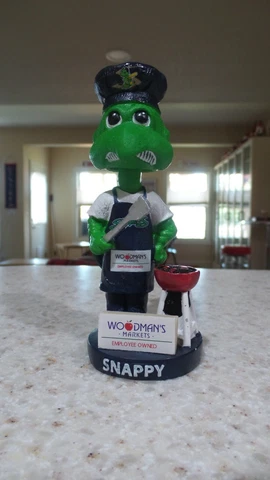 Beloit Snappers "Snappy" Bobblehead, SGA 7/18/2018 Cover