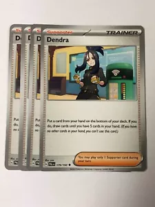 Pokemon Card Paldea Evolved 4x Playset Dendra 179/193 Near Mint - Picture 1 of 1