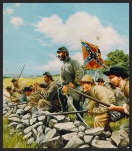 CIVIL WAR Alabamians at Gettysburg Painting 8x10 PREMIUM GLOSSY REPRINT - Picture 1 of 1