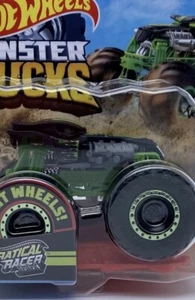 Hot Wheels Monster Trucks Ratical Racer 1:64 Crushable Car Giant Wheels New - Picture 1 of 7