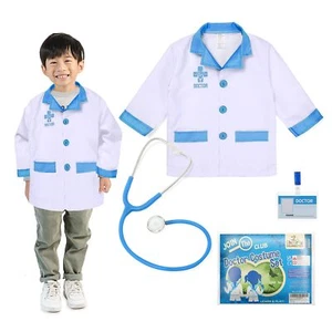 Doctor Costume For Kids Doctor Costume Kids Lab Coat Career Day Costume For Kids - Picture 1 of 7