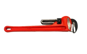 Vintage Klein Tools - 18" verstellbare Gusseisen Rohrzange - Schwerlast orange - Bild 1 von 2