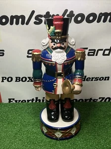 Fitz And Floyd 14 Inch Holiday NutCracker Collection Piece Ceramic - Picture 1 of 7