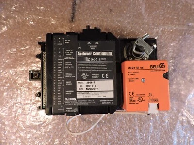 Andover Continuum i2 866 Controller w/ Belimo LM24 M Actuator HVAC - Image 1 of 3