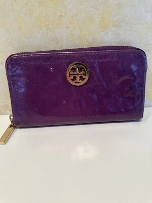 Cartera Tory Burch, magenta, cuero muy suave y brillante Foto 1 de 4