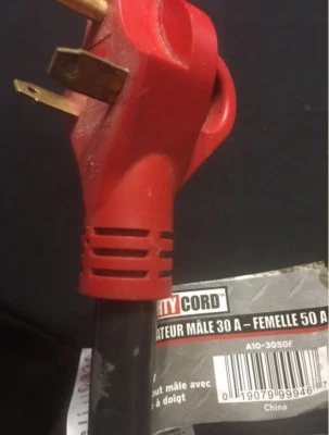 Adaptador coleta cable convertidor RV Foto 1 de 4