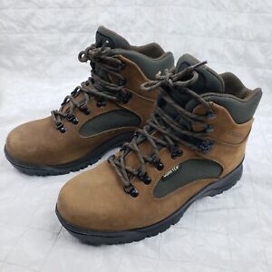 Vasque Mens Sz 9.5W WIDE Clarion 7150 GTX Hiking Boots Gore-tex Waterproof Brown