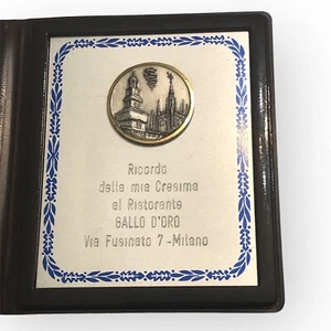 Medaglia Milano Duomo e Castello Sforzesco ( Lombardia ) Anni 50 Ricordo Cresima - Imagen 1 de 6