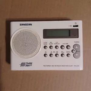 Sangean FM AM Weather Radio PR-D9W Tested Working - Missing Power Button - Picture 1 of 3