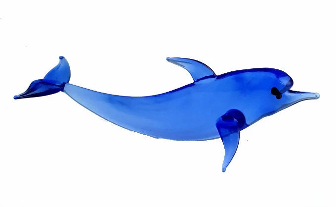 Tier aus Glas - Thema Wehend Glas- - Delphine - Glas Geblasenes - Bild 1 von 1