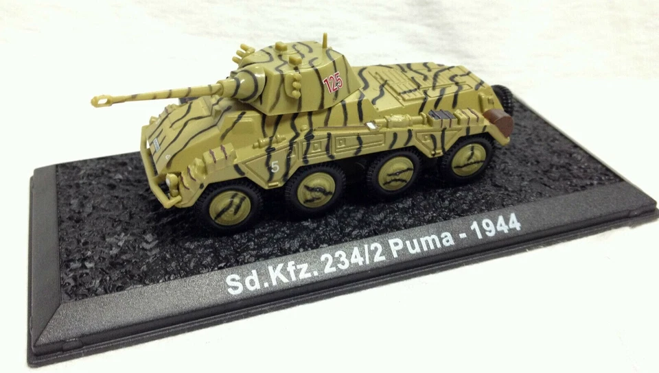 Amercom 1:72 Bussing-NAG Sd.Kfz.234/2 Puma 11.SSFwPzGrenDiv Norland ACCS39 - Image 1 of 1