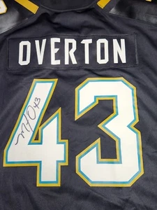 Mens Nike Jacksonville Jaguars Matt Overton #43 Autographed Jersey Size XL - Picture 1 of 10