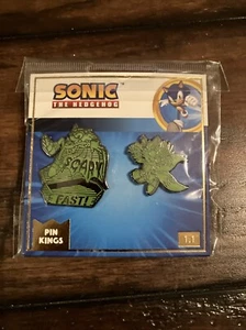 Sonic The Hedgehog Pin King Halloween 2 pin set Rare - Picture 1 of 4
