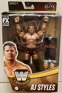 Mattel WWE Elite Series 17 AJ STYLES NEW 8+ - Picture 1 of 3