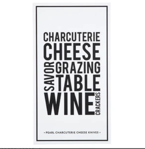 HOLIDAY GIFT BOX SET WINE CHEESE Charcuterie Knives Cardboard Book Box gift - Picture 1 of 3