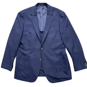 SUITSUPPLY Navy VBC Tropical Wool Avana giacca tasca toppa destrutturata 42R - Foto 1 di 13