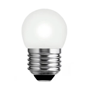 Satco S9161 Coated WHITE LED 1.2W =11W Globe S11 Non-Dimmable 120V Medium E26 - Picture 1 of 3