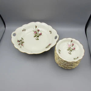 Rosenthal China MOSS ROSE - 13pc Berry Set - Picture 1 of 5