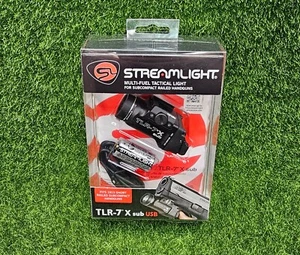 Streamlight TLR-7 X sub USB Pistol Weapon LED Light - 1913 Short Models #69407 - Picture 1 of 4