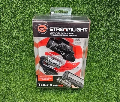 Streamlight TLR-7 X sub USB pistola arma luz LED - 1913 modelos cortos #69407 Foto 1 de 4