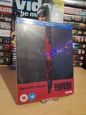 RAMBO : FIRST BLOOD - Steelbook BLU RAY - New & Sealed - Image 1 of 4
