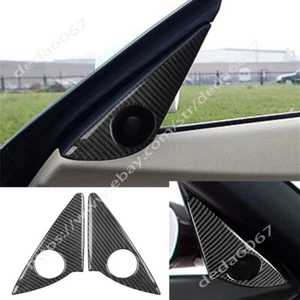 Carbon Fiber Front Door A-Pillar Tweeter Speaker Trim For BMW Z4 E85 E86 2003-08 - Picture 1 of 12