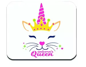 Mouse Pad Christmas Gift Queen Cat Laptop Computer Mouse Pad USA Mouse Pad - Picture 1 of 1