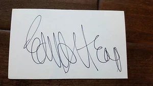 EDITH HEAD SIGNED 3X5 INDEX CARD 8 TIME ACADEMY AWARD WINNER COSTUME DESIGNER  - Picture 1 of 1
