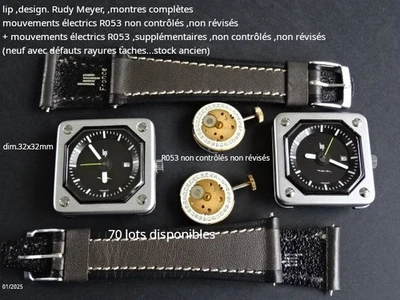 lip ,design.R.Meyer ,2 mtres mvts non révisés,non contrôlées ,nad (stock ancien) - Immagine 1 di 4