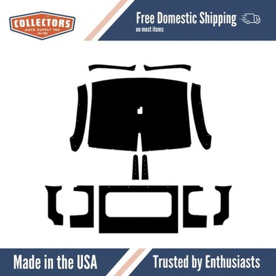 Kit de techo ABS para camioneta Dodge 1954 camioneta 5 ventanas techo cabina estilo C Foto 1 de 4