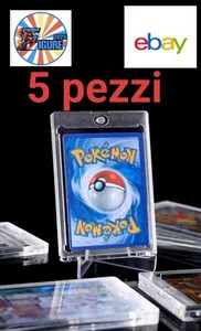 Pokemon Magic Yu-Gi-Oh 5 Piece Trading Card Magnetic Protector - Picture 1 of 6