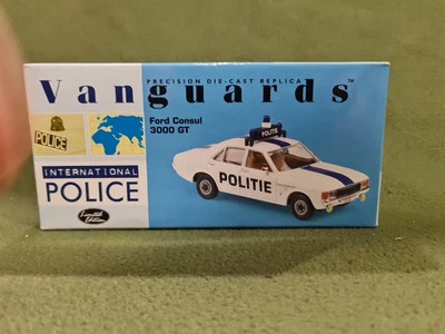 VANGUARDS VA O5508 FORD CONSUL 3000 GT  STAD ANTWERPEN POLITIE SCALA 1:43 - Immagine 1 di 4