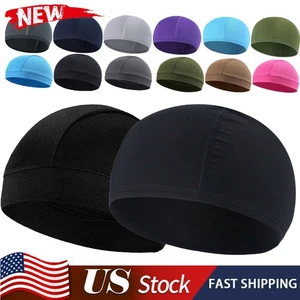 Gorra de ciclismo de enfriamiento con calavera que absorbe el sudor casco forro sombrero para correr para hombres mujeres - Imagen 1 de 30