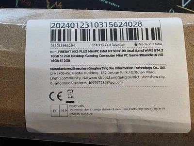 Mini PC FIREBAT AK2 Plus Intel N150 16GB/512GB SSD NEW GAMING PC - Image 1 of 2