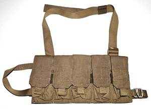 FirstSpear 5.56 Fight Strap 5 mag bandoleer Coyote magazine pouch panel pocket - Picture 1 of 3