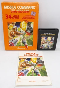 Missile Command - Atari 2600, 1981 CIB komplett getestet & funktionsfähig - Bild 1 von 13