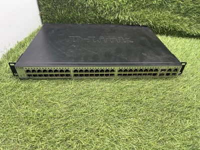 D-Link DES-1252 52 Port Gigabit Web Smart Switch + 2 GBIC Ports with Ears #OR - Image 1 of 4