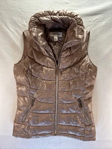 Calvin Klein Quilted Puffer Vest XS 2 Zippered Front Pockets , Zipper Close - Picture 1 of 11