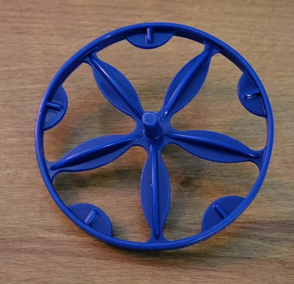 Tupperware Quirlscheibe für Mix Fix Behälter 500ml Ø: 7 cm blau - Bild 1 von 1